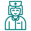 Medical professional symbol illustration